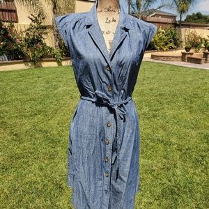 Denim dress